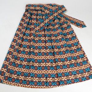Aztec Maxi Skirt w/ Belt